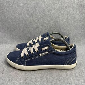 Taos Star Women Shoes Size 6 Denim Blue Low Top Casual Canvas Everyday Sneakers